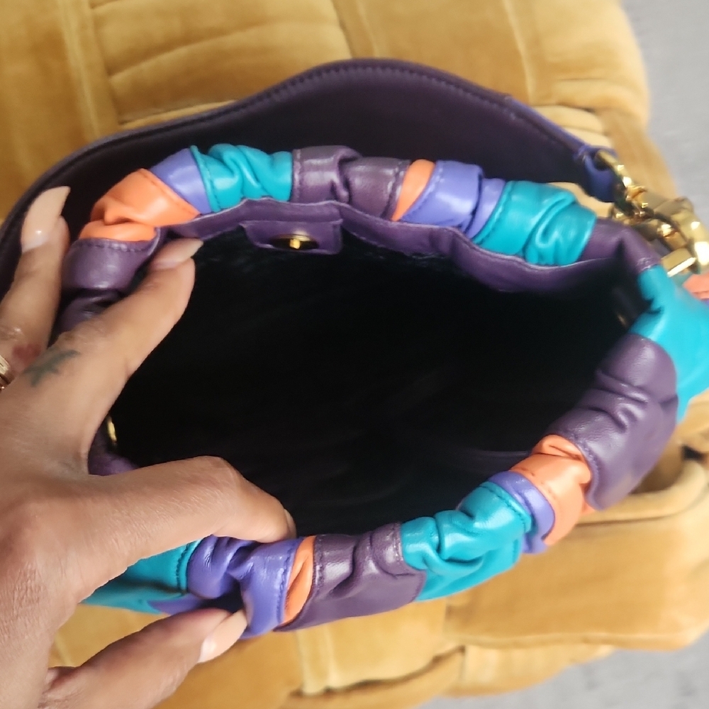 Prada Vibrant Leather Shoulder Bag - Picture 3 of 4